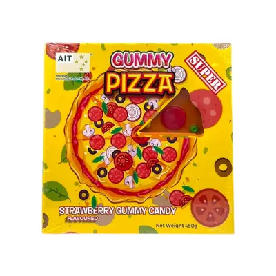 Ait Super Pizza Gummy Strawberry Flavour 450g