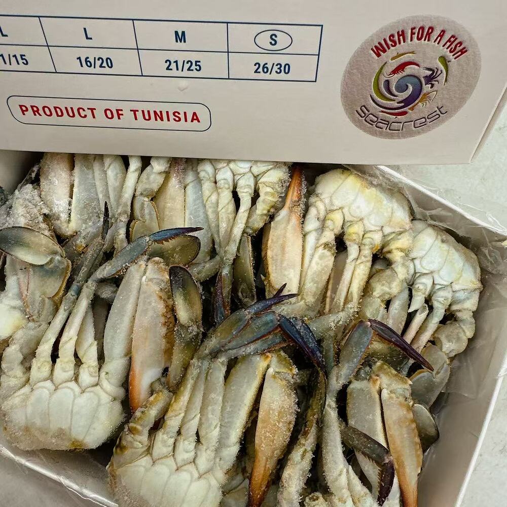 Pacific-Gourmet-Raw-Blue-Swimmer-Crab-Half-Cut-26/30-–-1kg-3