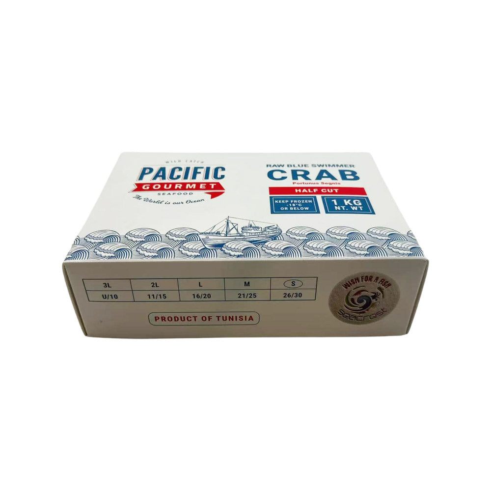 Pacific-Gourmet-Raw-Blue-Swimmer-Crab-Half-Cut-26/30-–-1kg-5