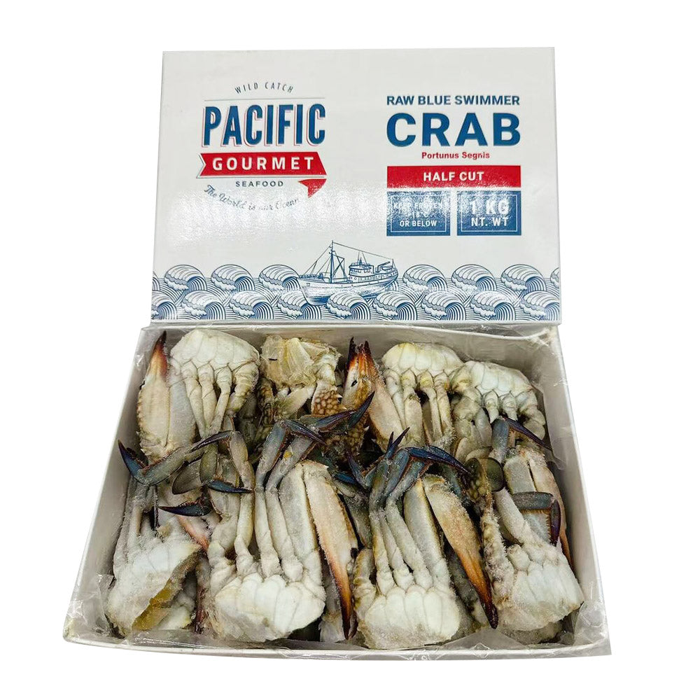 Pacific-Gourmet-Raw-Blue-Swimmer-Crab-Half-Cut-26/30-–-1kg-2