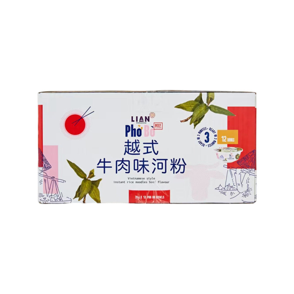 LIAN-Pho-Bo-Vietnamese-Style-Beef-Flavour-Instant-Rice-Noodles-70g-x-12-–-Limited-Import-1
