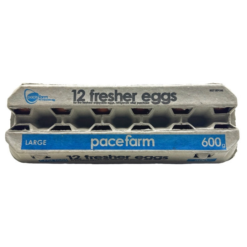 Trứng Gà Lồng Pace Farm L 12 quả 600 g – trứng gà lớn tươi ngon