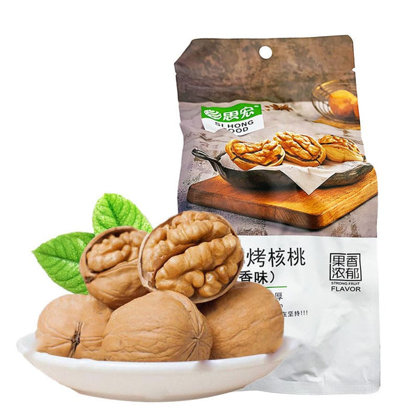 Si Hong Hand-Peeled Roasted Walnuts, Five Spice Flavor, 210g