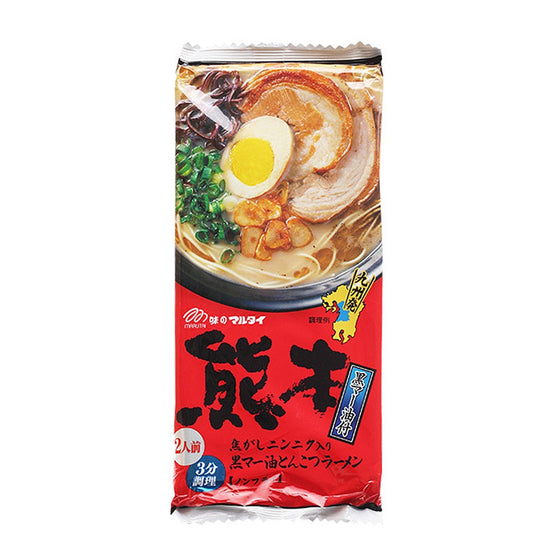 Marutai Hakata Kumamoto Black Sesame Oil Tonkotsu Ramen - 2 Servings, 186g