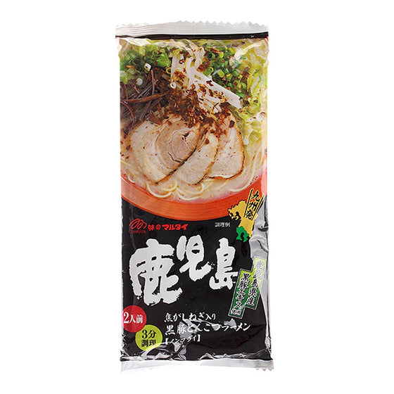 Marutai Hakata Kagoshima Black Pork Bone Ramen - 2 Servings, 185g
