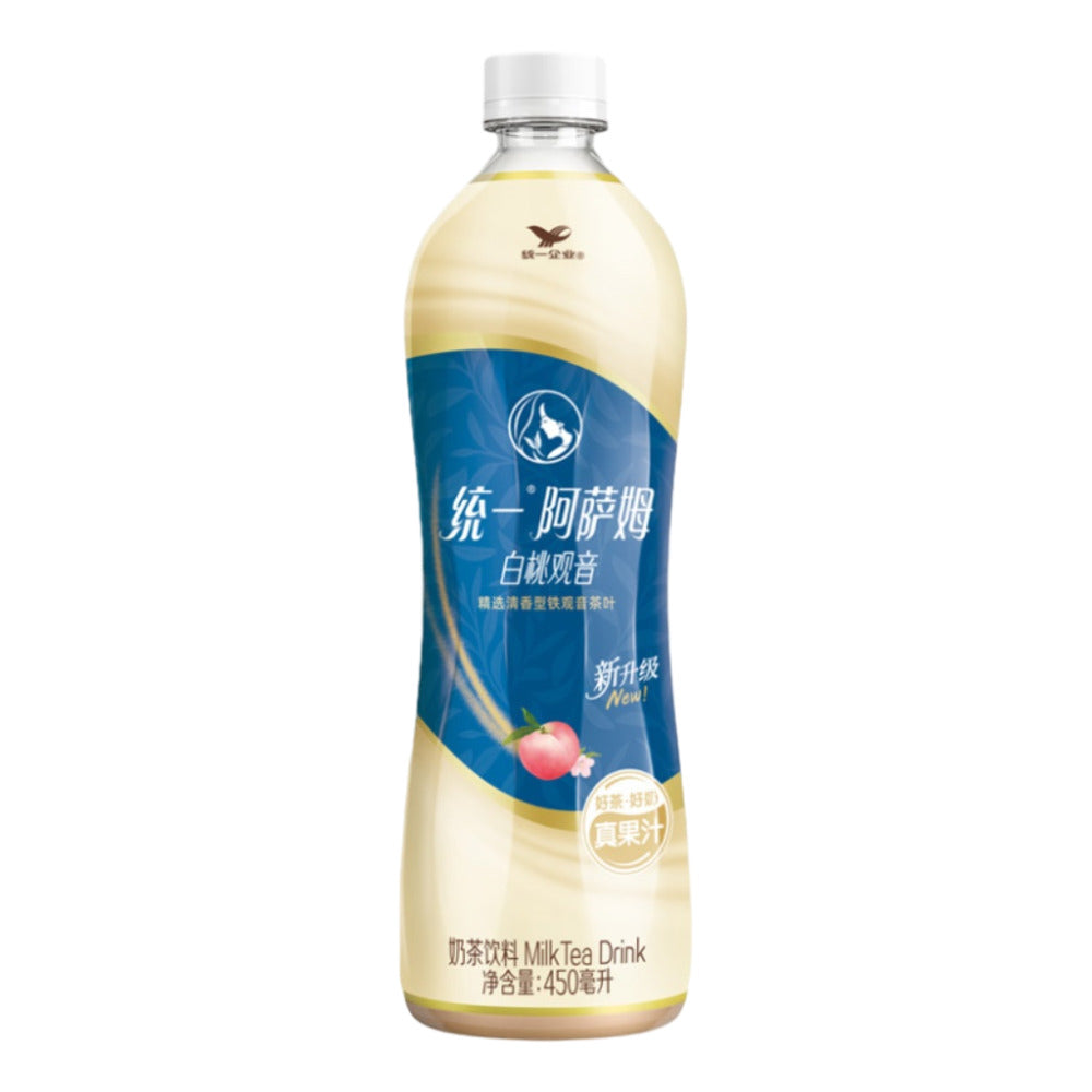Uni-President-Assam-Milk-Tea-–-White-Peach-Oolong-Flavor,-450ml-1