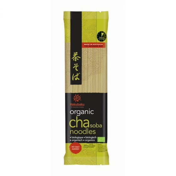 Hakubaku Organic Cha Soba Noodles 200g