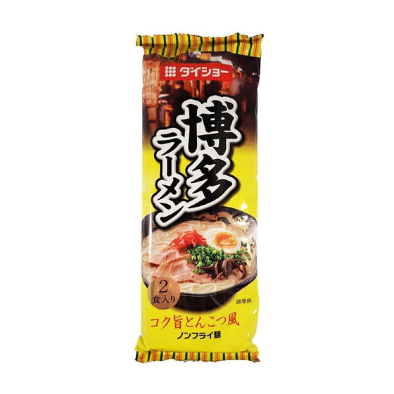 Mì Daisho Hakata Ramen 188 g (2 khẩu phần) – mì non-fry vị Tonkotsu đậm đà