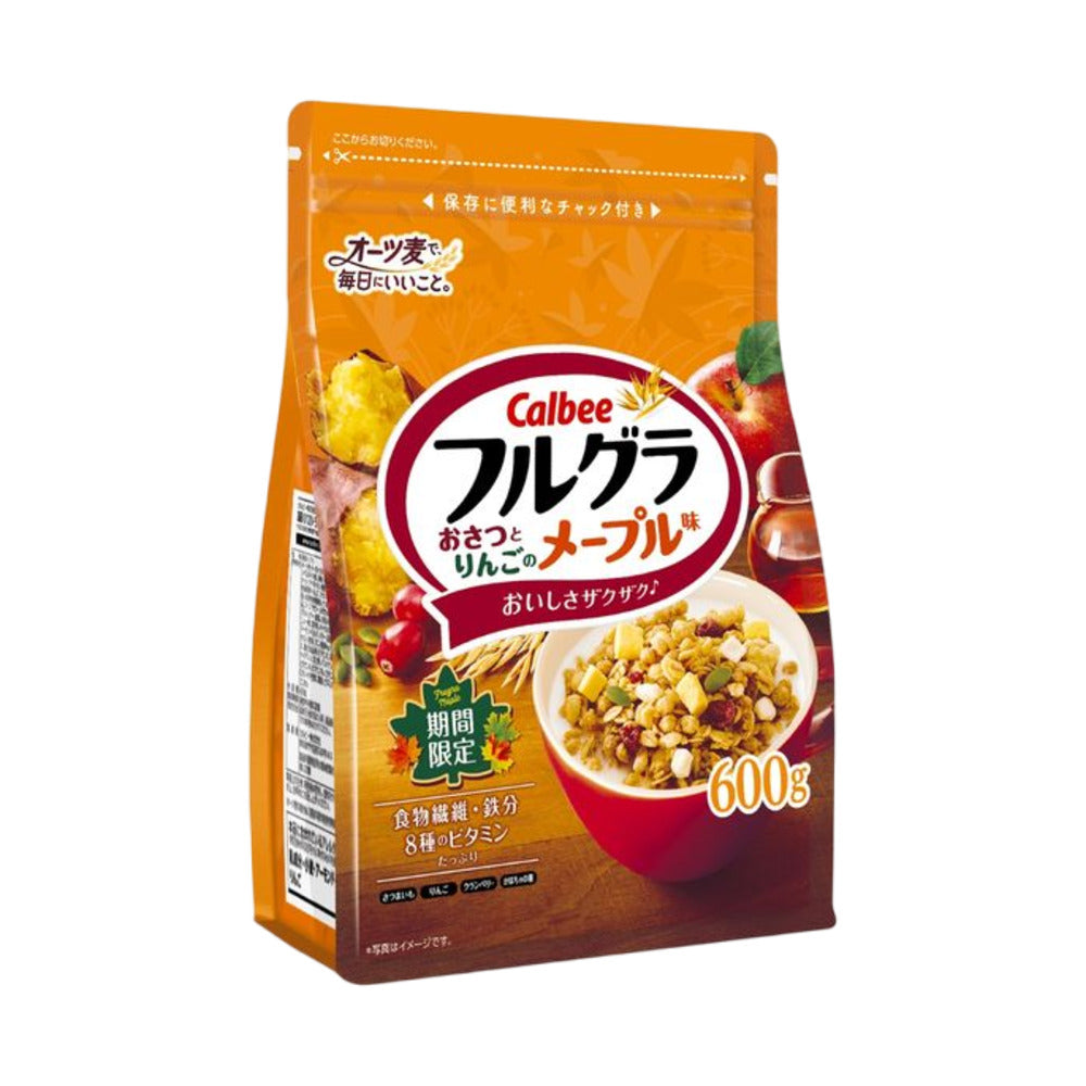 Calbee-Granola-with-Maple,-Sweet-Potato,-and-Apple---600g-1