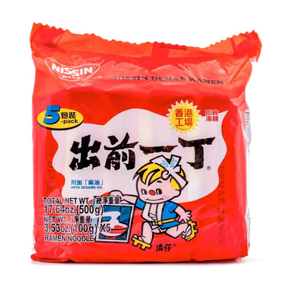Mì Nissin Demae Itcho 100 g × 5 gói – vị dầu mè Hong Kong