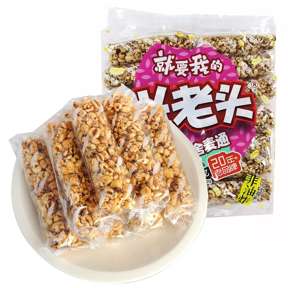 Mi-Lao-Tou-Farmer's-Cottage-Wheat-Puffs---Sesame-Flavor,-350g-1