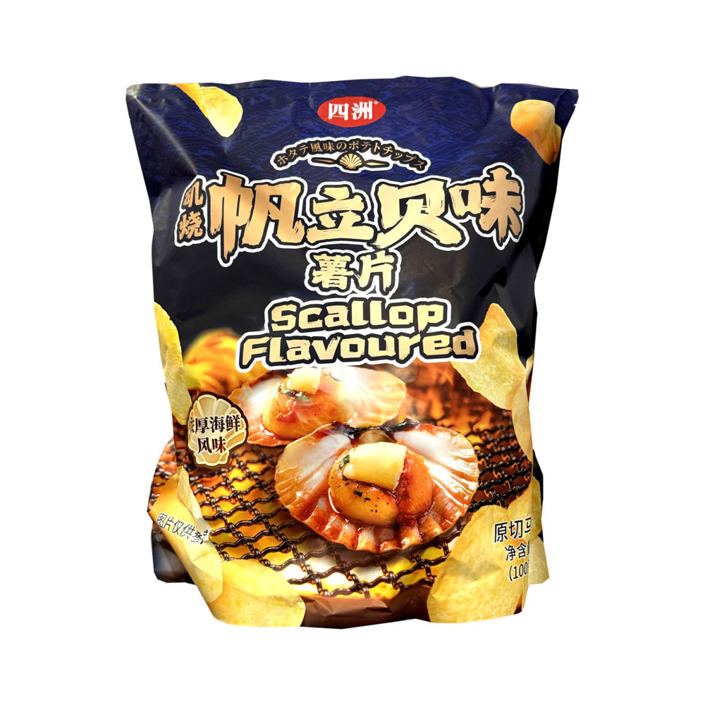 Four-Seas-Scallop-Flavoured-Potato-Chips-400g-–-Limited-Import-1