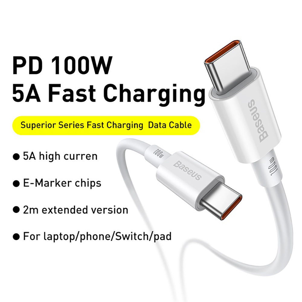Baseus-Superior-Series-Fast-Charging-Cable-Type-C-to-Type-C-100W-2m-White-1