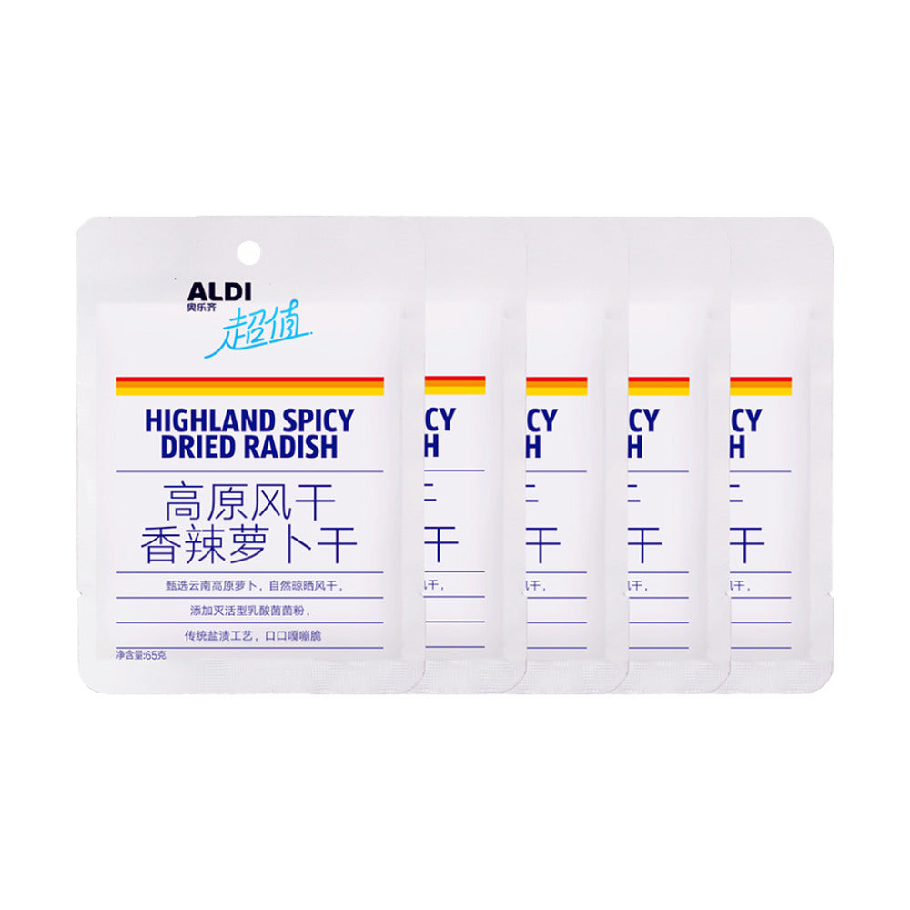 Aldi-Highland-Spicy-Dried-Radish-65g-x-5-Packs-–-Limited-Import-1