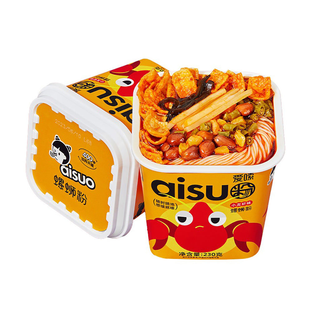 Bún Ốc Liễu Châu Aisuo Vị Tôm Càng 230 g – bún ốc chua cay chuẩn Liuzhou