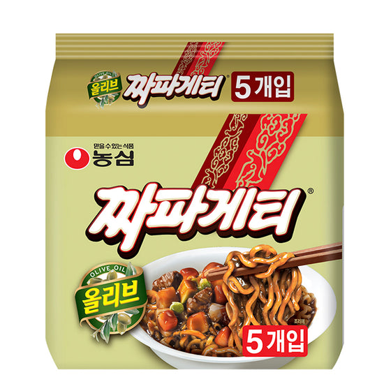 Nongshim Chapagetti Chajang Noodles - 140g x 5 Packs
