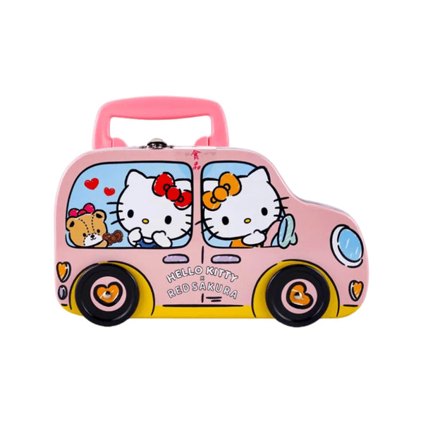 Red Sakura x Hello Kitty Milk Biscuits Gift Tin 224g - Collectable Sanrio Gift Box