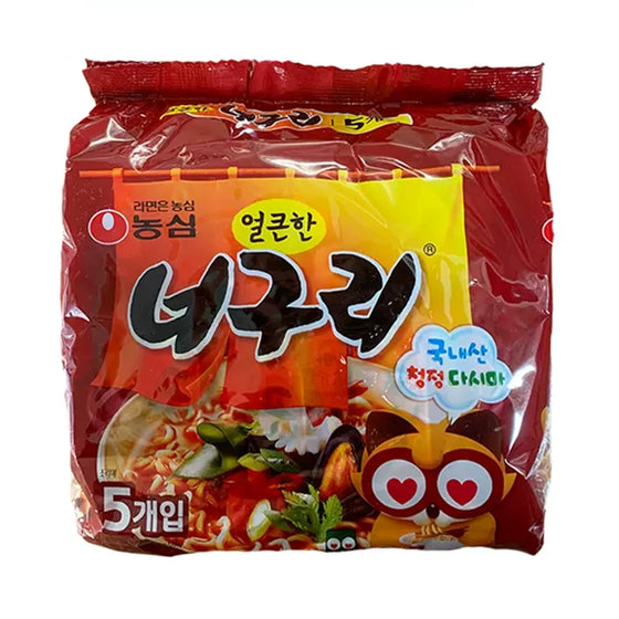 Nongshim Neoguri Spicy Seafood Ramen - 120g x 5 Packs