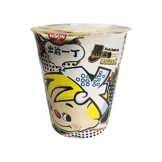 Nissin Demae Iccho Black Garlic Oil Tonkotsu Flavor Instant Noodles - 72g