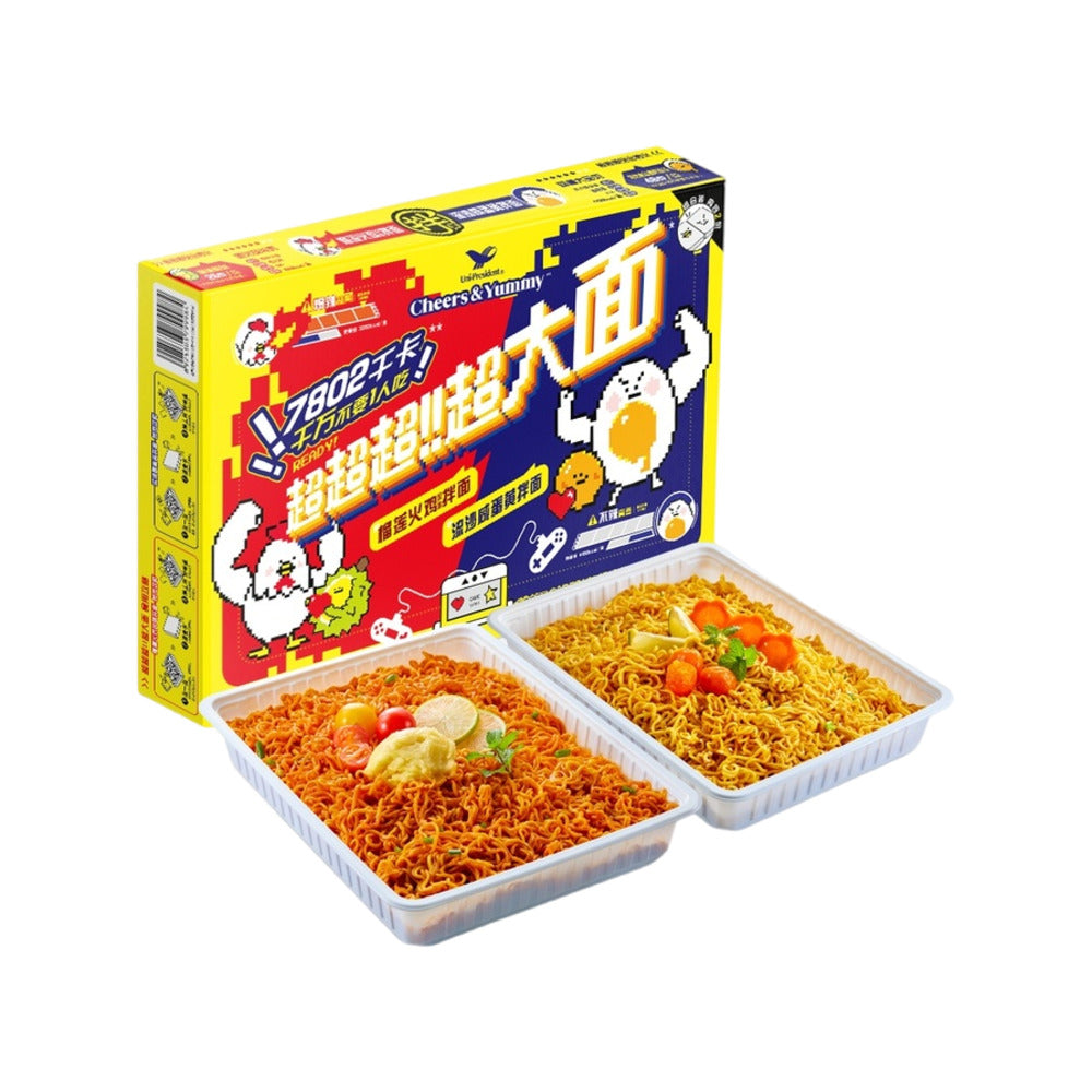 Cheers&Yummy-Extra-Large-Durian-&-Spicy-Chicken-Noodles-with-Salted-Egg-Yolk---1.658kg,-4-Packs-Each-1