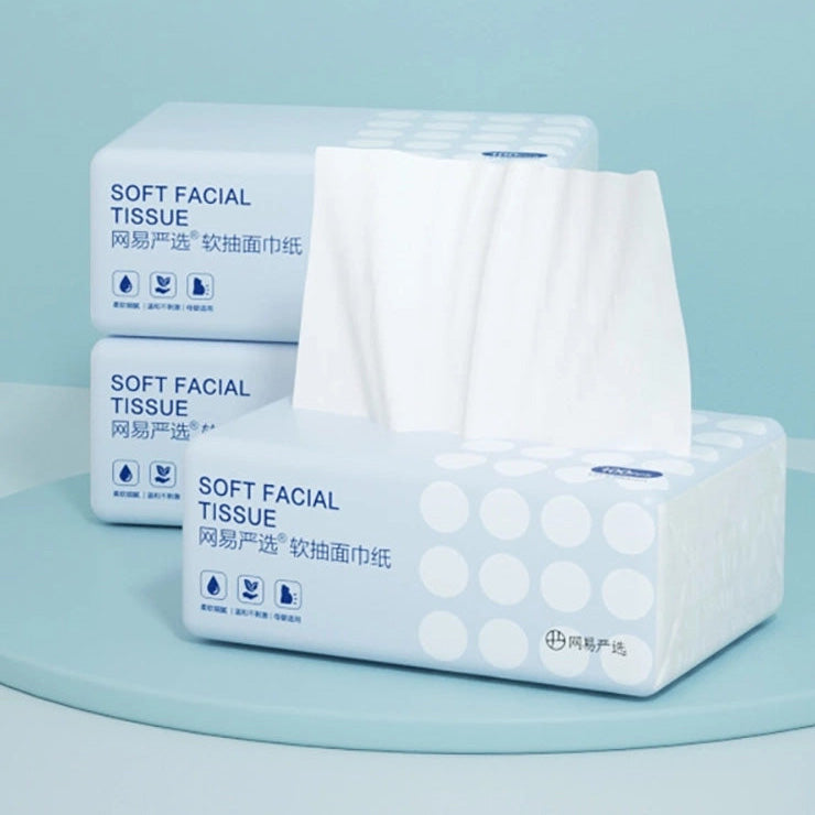 Khăn Giấy Mặt Lifease 3 Lớp 100 tờ – mềm mại, thấm hút nhanh