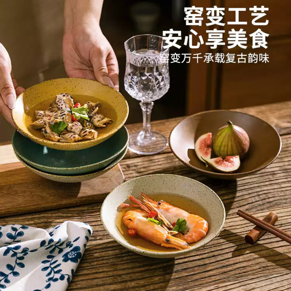 Modern-Housewife-Japanese-Style-Conical-Bowl---Beige,-6.1-Inches-1