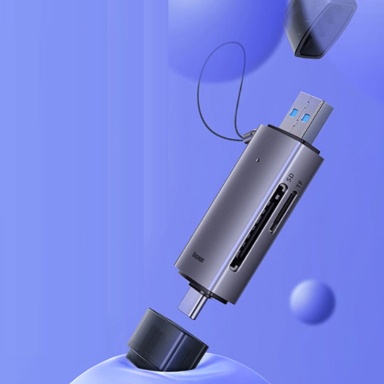 Đầu đọc thẻ SD/TF Baseus USB-A/USB-C 1 cái – tốc độ cao