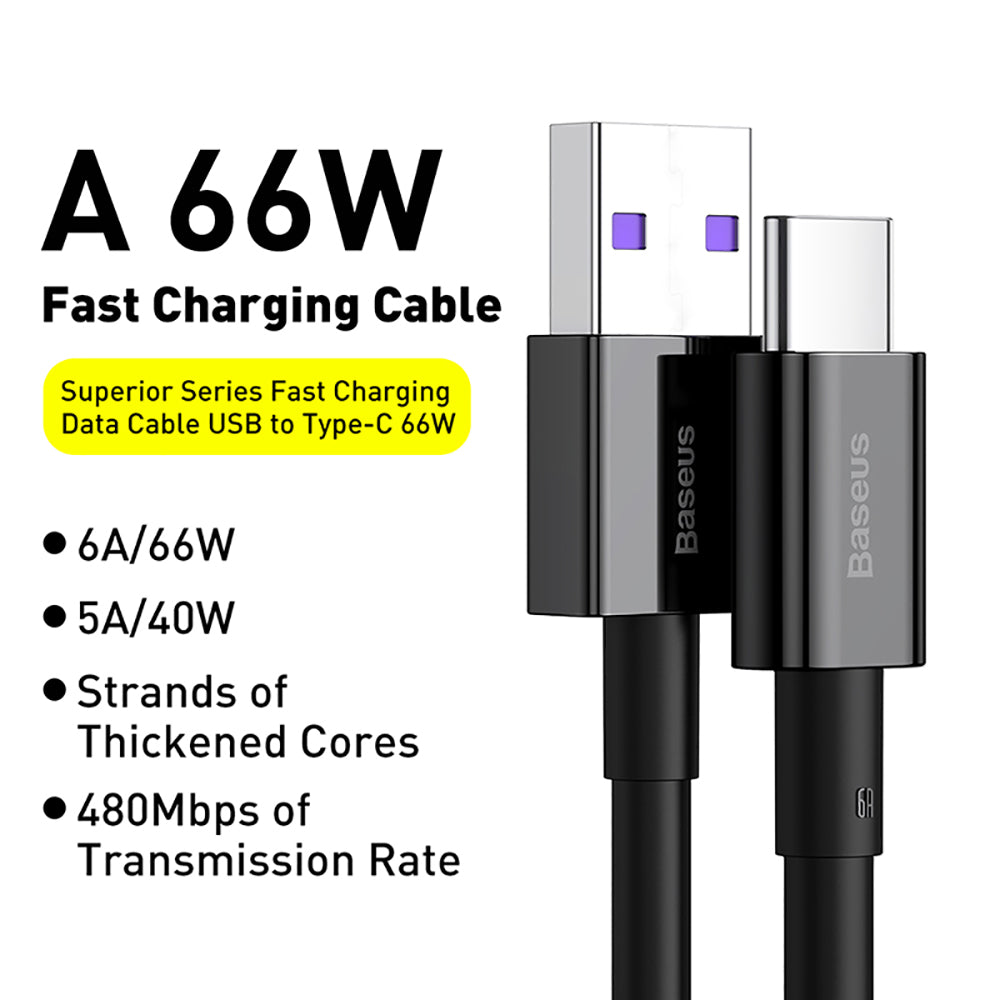 Baseus-Superior-Series-Fast-Charging-Cable-USB-to-Type-C-66W-1m---Black-1