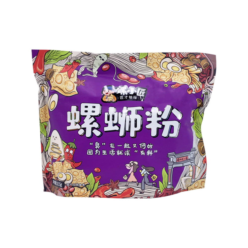 Luo-Xiao-Jiang-Liuzhou-River-Snail-Rice-Noodles-(Classic-Original)-315g---Luosifen-Instant-Rice-Noodle-Soup-1