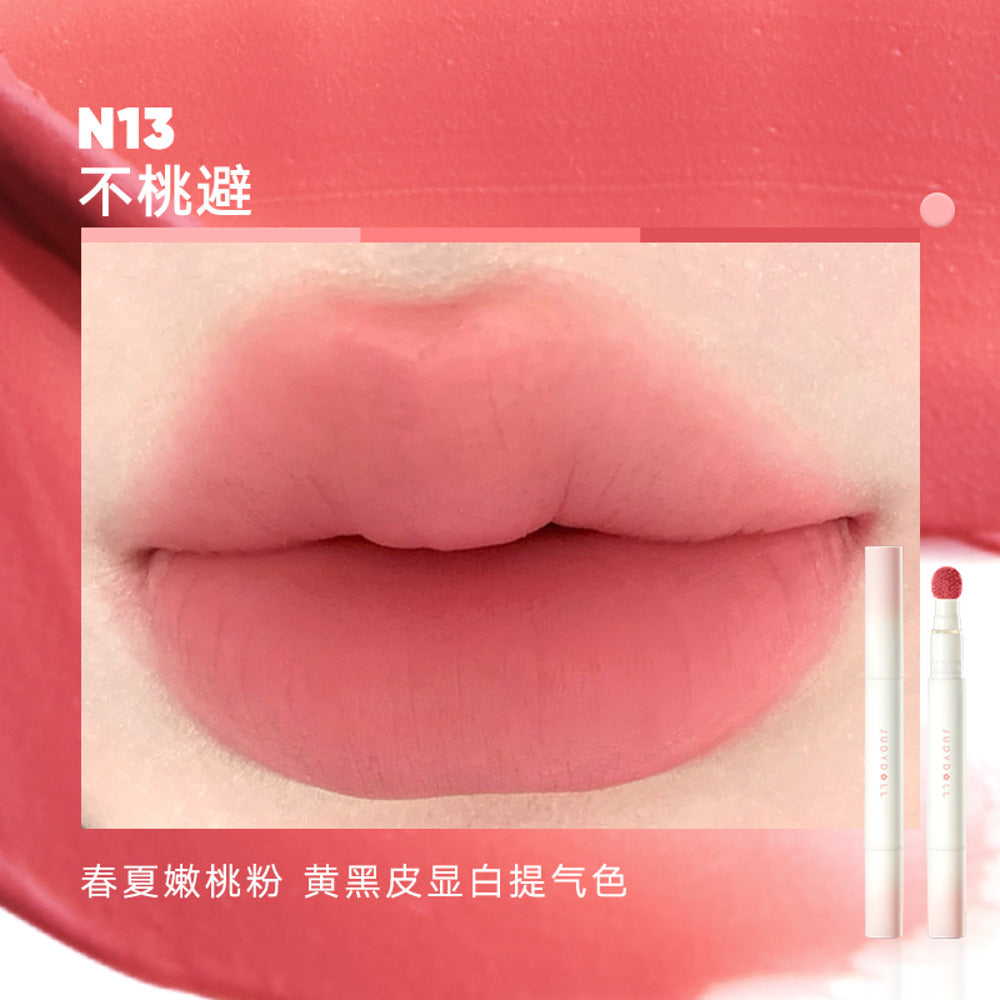 Judydoll-Cream-to-Powder-Lip-Tint-2.6-ml-–-Soft-Matte-Blurring-Cushion-Lip-Mousse,-4-Shades-1