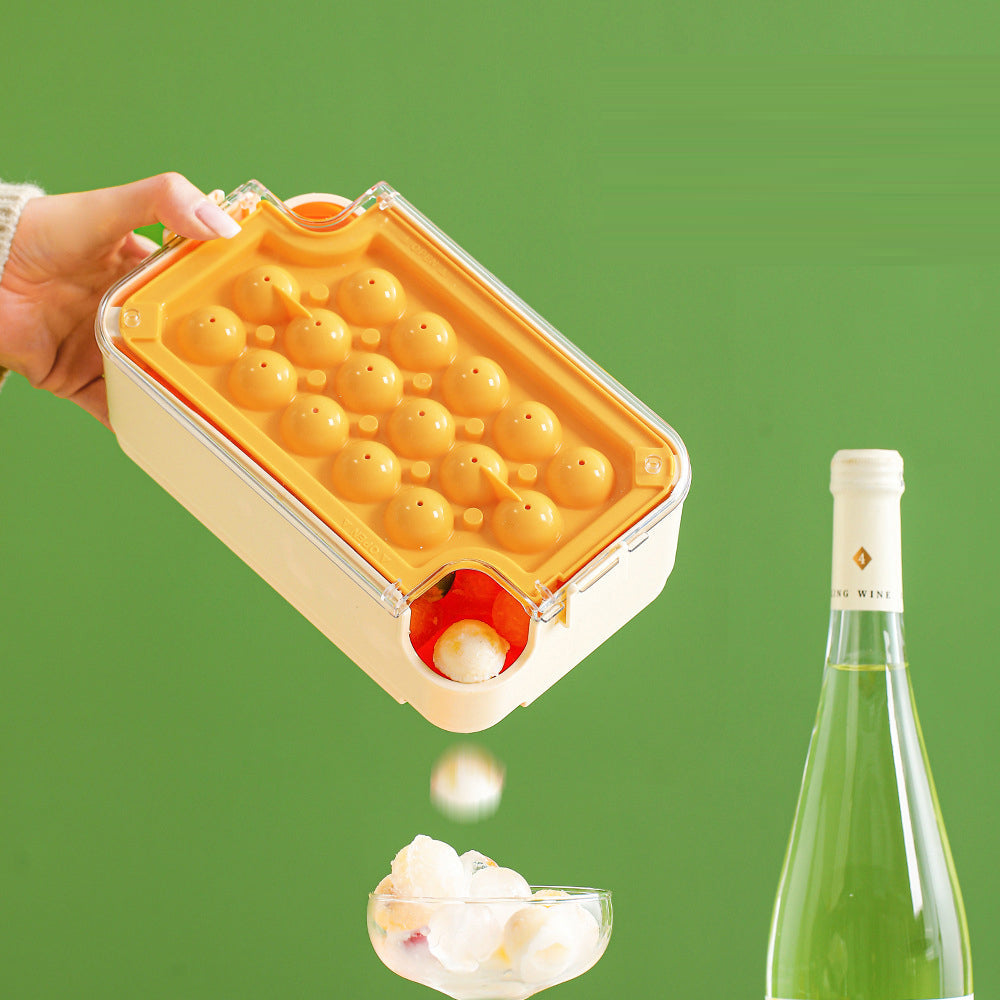 Khay Làm Đá Viên Hình Cầu FaSoLa Dopamine 15 viên – khay silicone chống tràn