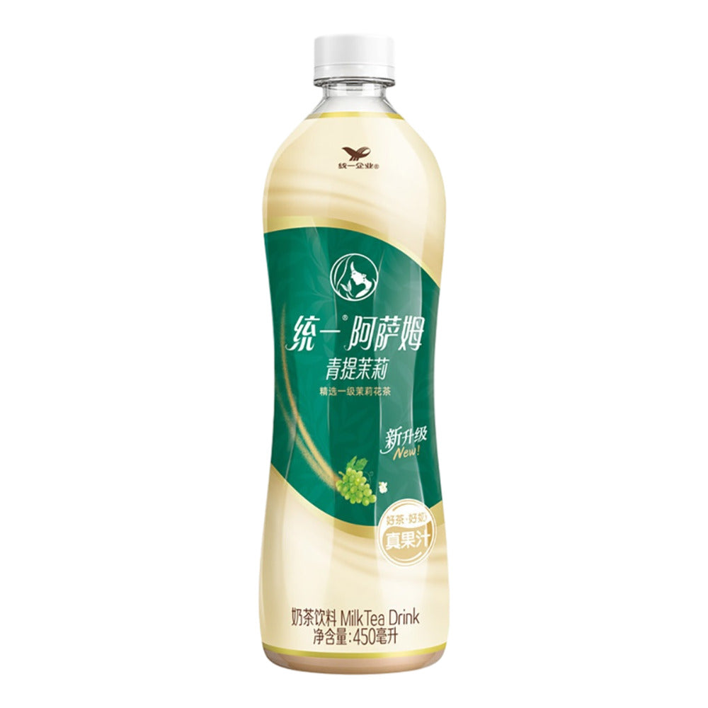 Uni-President-Assam-Milk-Tea-with-Green-Grape-&-Jasmine-Flavor---450ml-1