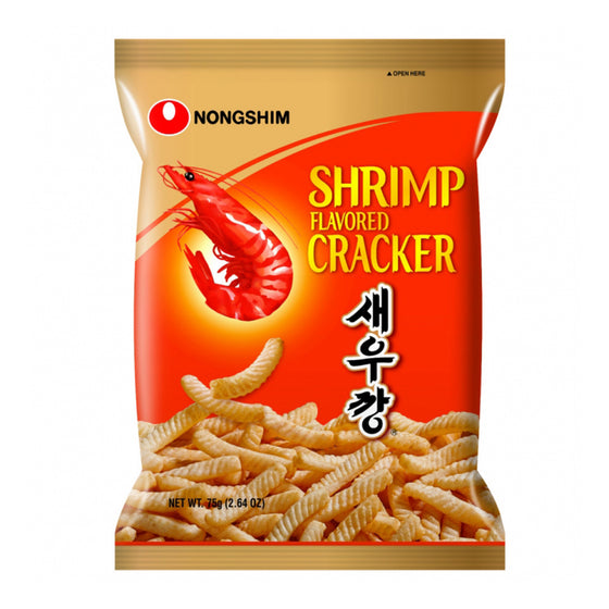 Nongshim Shrimp Crackers - Orange Flavor 75g