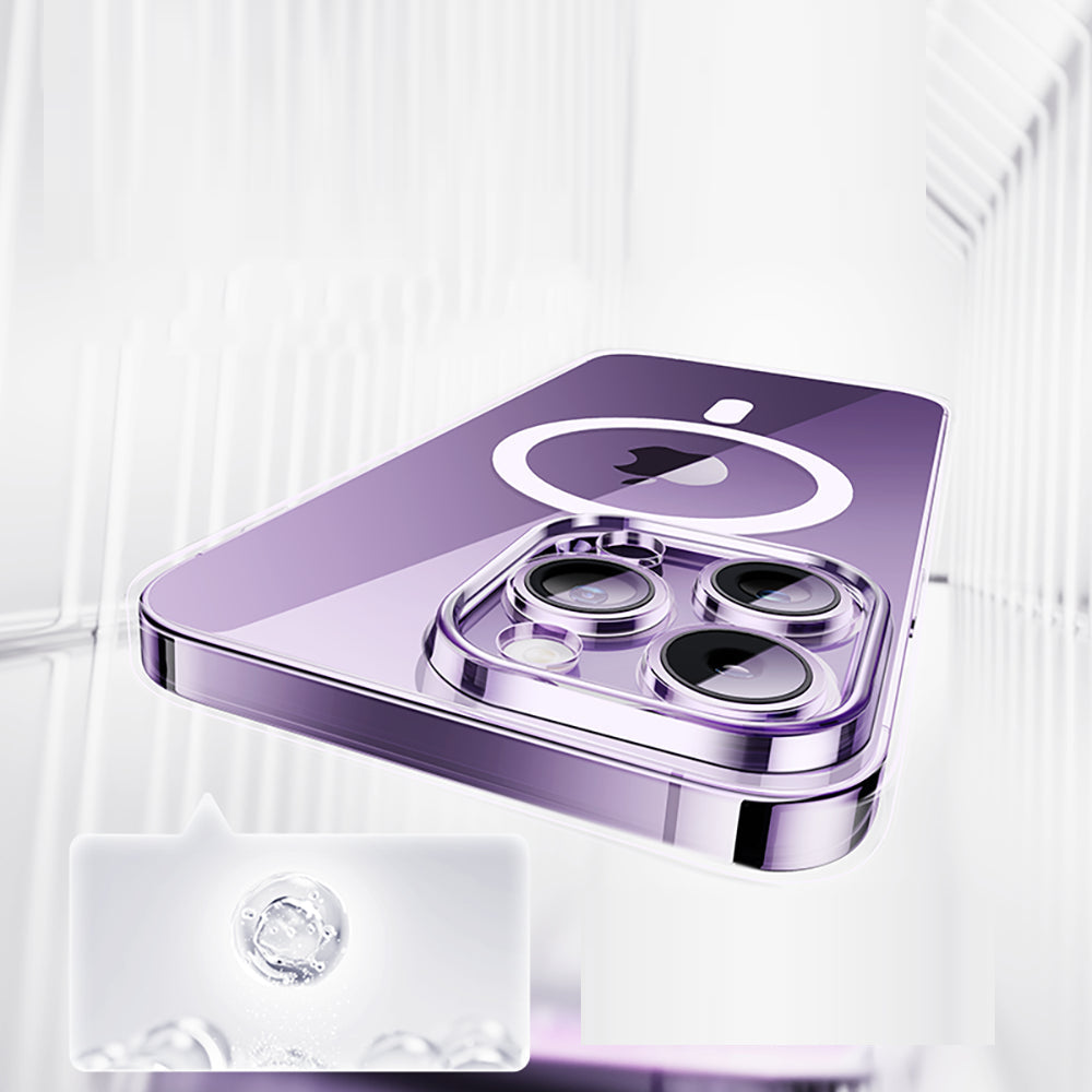 Ốp Lưng Baseus Crystal Series iPhone 15 Pro 1 chiếc – trong suốt, MagSafe