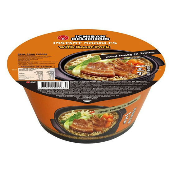 Ichiban Delicious Instant Noodles with Roast Pork - 200g