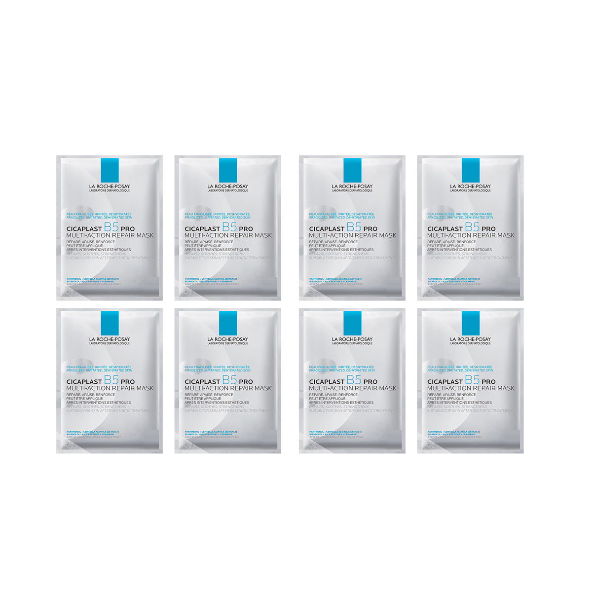 La Roche-Posay Cicaplast Baume B5 Pro 25 g × 8 miếng – mặt nạ cấp ẩm & phục hồi da
