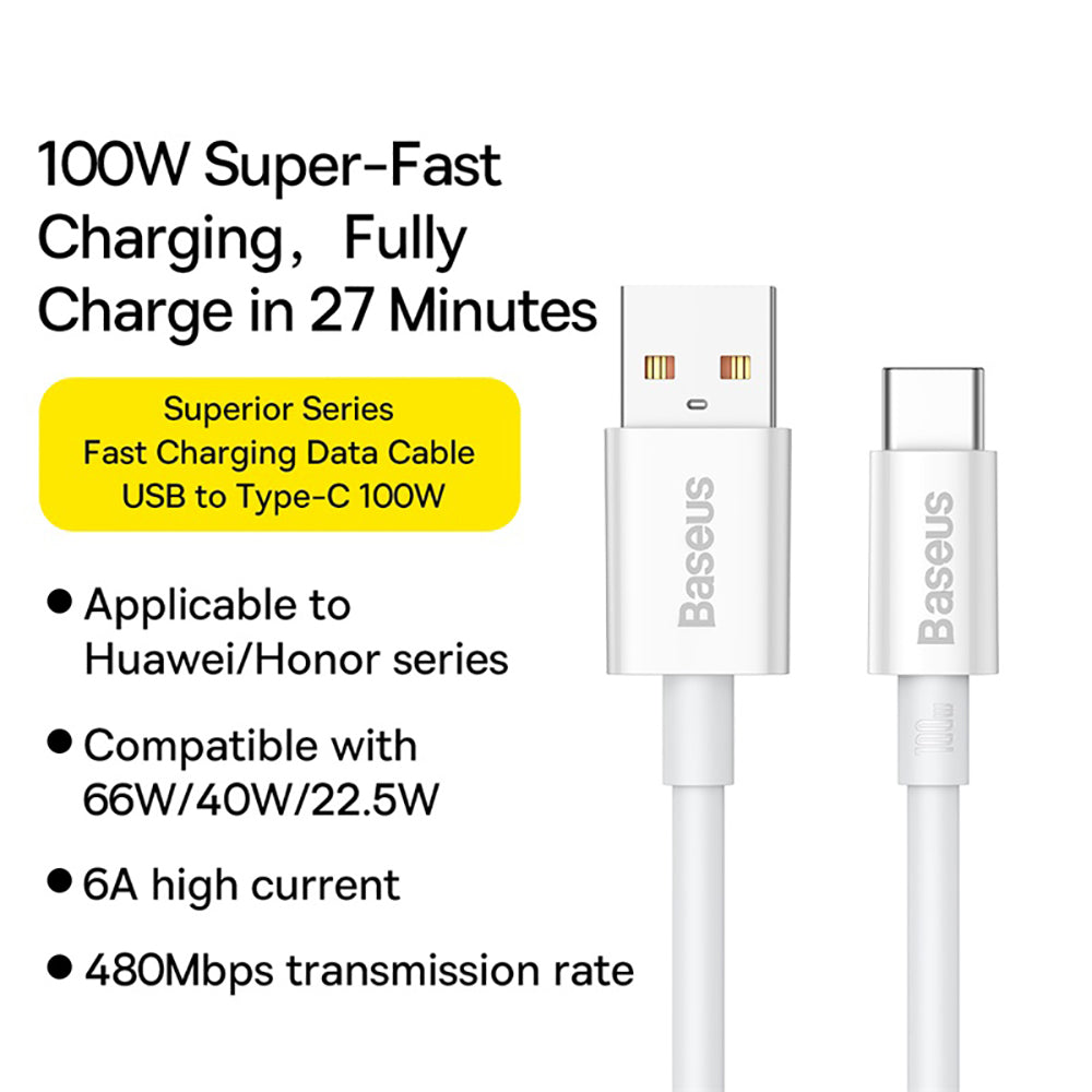 Baseus-Superior-Series-Fast-Charging-Data-Cable-USB-to-Type-C-100W-2m---White-1