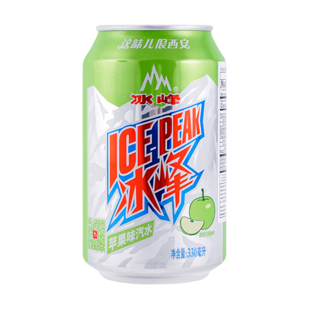 Ice-Peak-Apple-Soda-330ml---Chinese-Apple-Flavoured-Fizzy-Drink-1