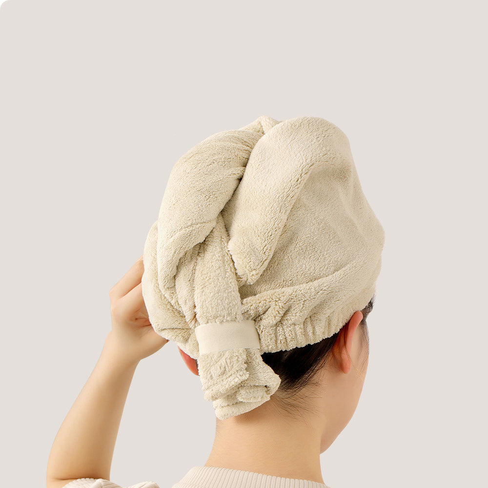 Mũ Khăn Sấy Tóc FaSoLa 1 chiếc – siêu thấm, khô nhanh