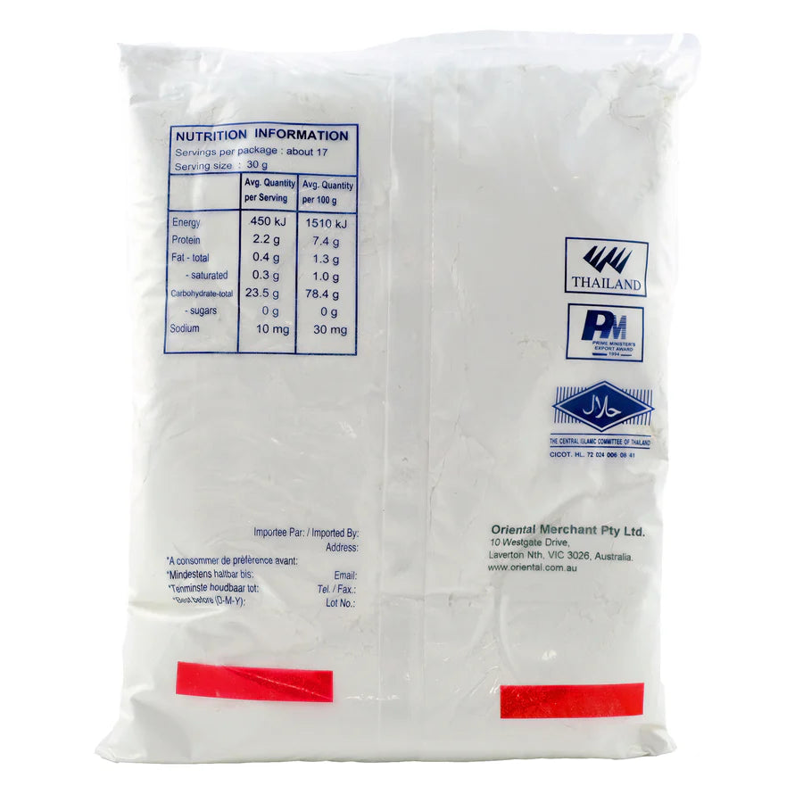 ERAWAN Stone Ground White Glutinous Rice Flour 500g
