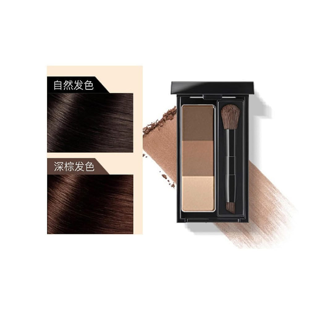 KATE Phấn Chân Mày 3D Ba Màu 3 g – chân mày tự nhiên, lâu trôi