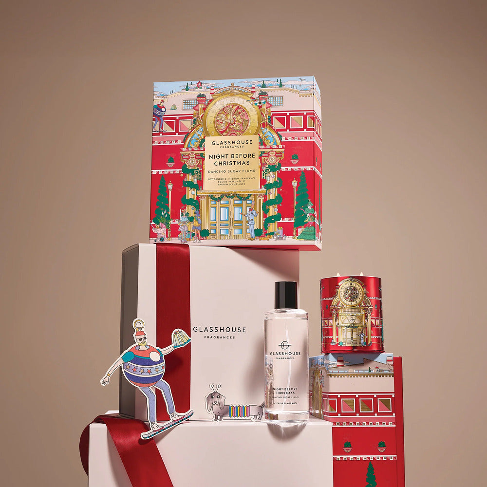 Glasshouse-Fragrances-Night-Before-Christmas-–-Soy-Candle-&-Interior-Fragrance-Gift-Set-(Dancing-Sugar-Plums)-2