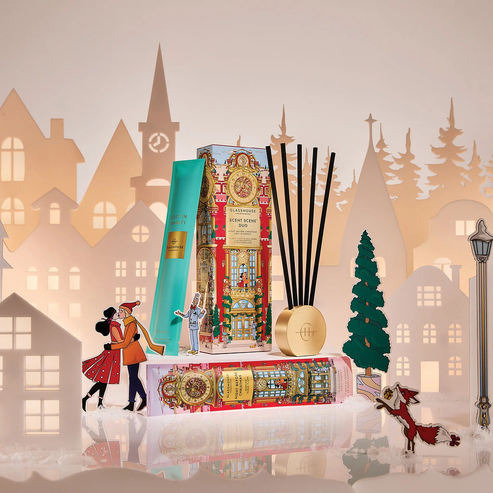 Glasshouse-Fragrances-Scent-Scene-Duo-Diffuser-Gift-Set-(2025-Christmas)-–-Night-Before-Christmas-&-Lost-in-Amalfi-2