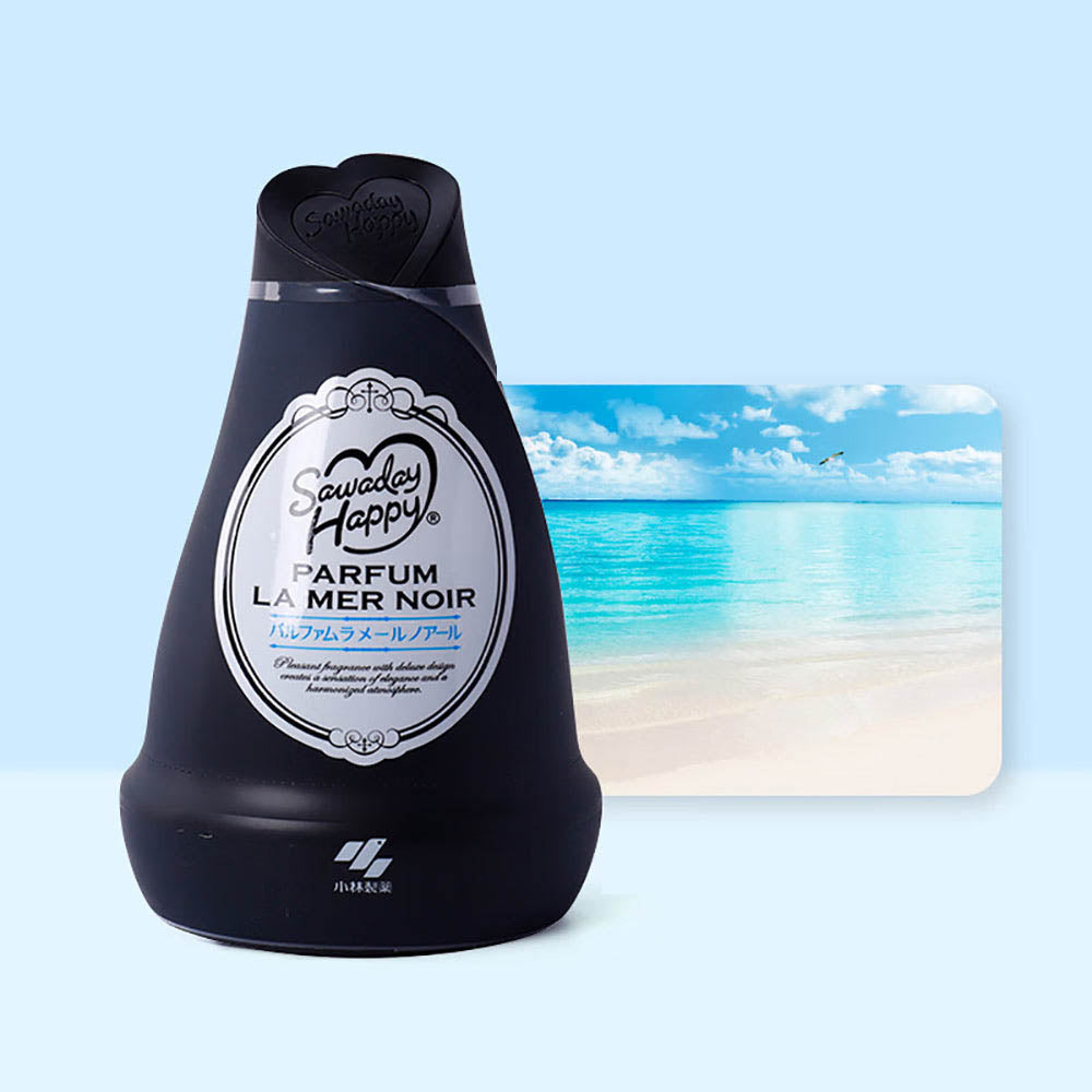 Gel Thơm Phòng Kobayashi Sawaday Happy 120 g – hương biển đen & hoa sang trọng