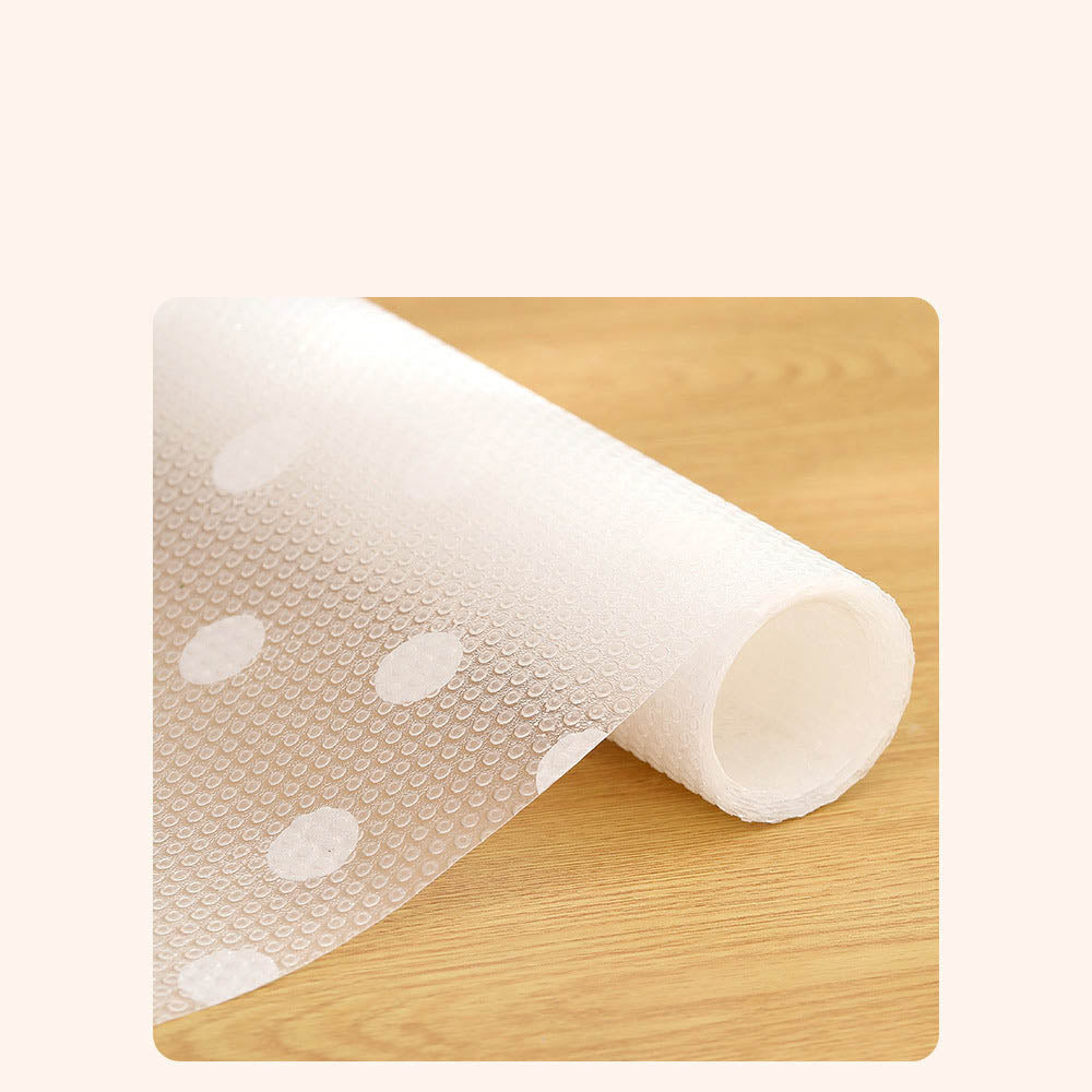 Fasola Tấm Lót Tủ Chấm Bi Trắng 45 x 150 cm – chống trượt, chống thấm