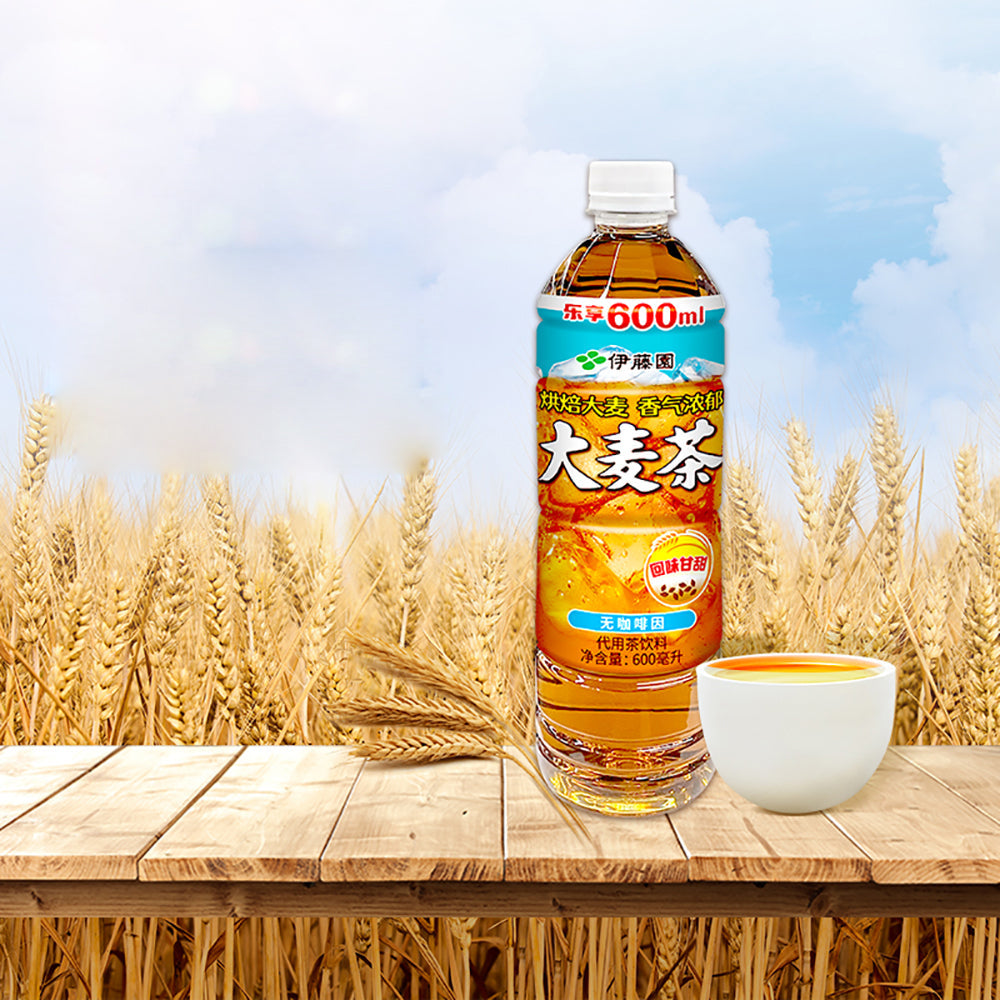 Trà Lúa Mạch Không Đường Ito En 600 ml – giải khát mát lạnh