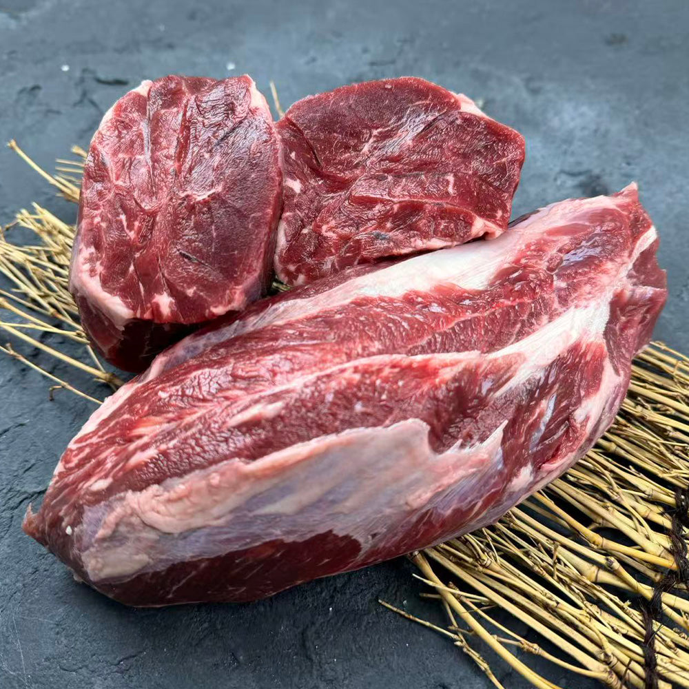 Frozen Angus Grain-Fed Beef Conical C Shank 1kg - Beef Shin for Braisi ...