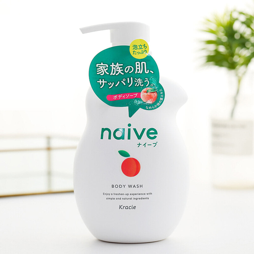 Sữa Tắm Naive Hương Đào 530 ml – dưỡng ẩm, làm sạch dịu nhẹ