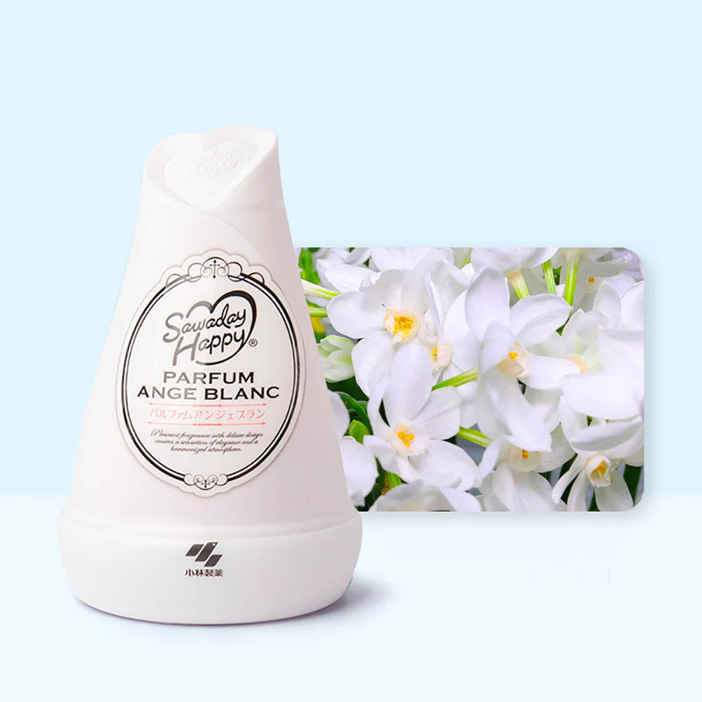 Kobayashi Sawaday Happy Gel Khử Mùi 120 g – hương hoa trắng nhẹ nhàng