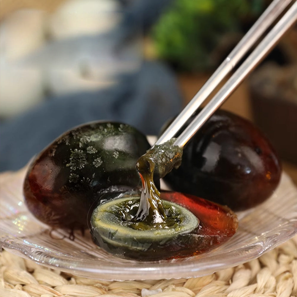 Yummy Trứng Bắc Thảo 220 g (4 quả) – trứng vịt muối lên men mềm thơm